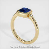 1.57 Ct. Sapphire Ring, 14K Yellow Gold 2