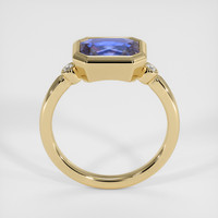 2.00 Ct. Blue Sapphire Ring, 14K Yellow Gold 3