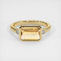 2.94 Ct. Gemstone Ring, 14K Yellow Gold 1