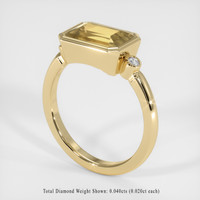 2.94 Ct. Gemstone Ring, 14K Yellow Gold 2