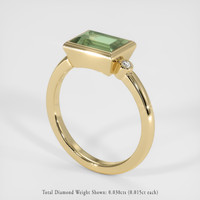 1.59 Ct. Gemstone Ring, 14K Yellow Gold 2