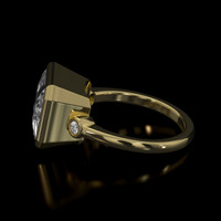 4.74 Ct. Gemstone Ring, 14K Yellow Gold 4