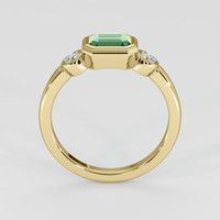 1.66 Ct. Bluish Green Sapphire Ring, 14K Yellow Gold 3