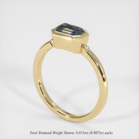 1.71 Ct. Bi Color Sapphire Ring, 14K Yellow Gold 2