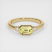 1.16 Ct. Yellow Sapphire Ring, 14K Yellow Gold 1