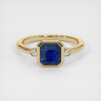 1.57 Ct. Sapphire Ring, 18K Yellow Gold 1