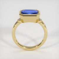 4.67 Ct. Blue Sapphire Ring, 18K Yellow Gold 3