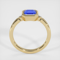1.29 Ct. Blue Sapphire Ring, 18K Yellow Gold 3