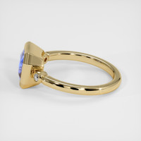 2.00 Ct. Blue Sapphire Ring, 18K Yellow Gold 4