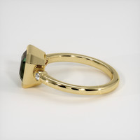 4.06 Ct. Bi Color Sapphire Ring, 18K Yellow Gold 4
