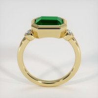 1.93 Ct. Emerald Ring, 18K Yellow Gold 3