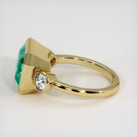 4.97 Ct. Emerald Ring, 18K Yellow Gold 4