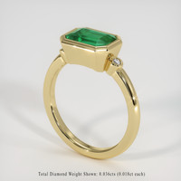 2.25 Ct. Emerald Ring, 18K Yellow Gold 2