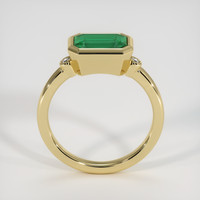 2.25 Ct. Emerald Ring, 18K Yellow Gold 3