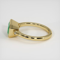 2.25 Ct. Emerald Ring, 18K Yellow Gold 4