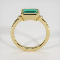 1.83 Ct. Emerald Ring, 18K Yellow Gold 3