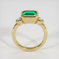 2.34 Ct. Emerald Ring, 18K Yellow Gold 3