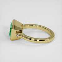 2.67 Ct. Emerald Ring, 18K Yellow Gold 4