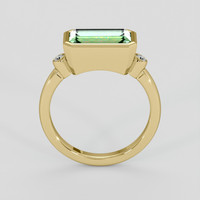 1.94 Ct. Emerald Ring, 18K Yellow Gold 3