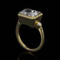 4.74 Ct. Gemstone Ring, 18K Yellow Gold 2