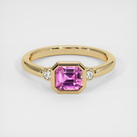 1.22 Ct. Sapphire Ring, 18K Yellow Gold 1