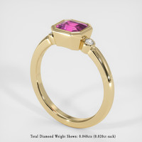 1.22 Ct. Sapphire Ring, 18K Yellow Gold 2