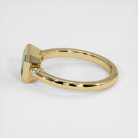 0.93 Ct. Sapphire Ring, 18K Yellow Gold 4