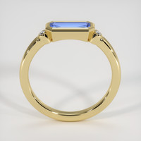 1.08 Ct. Blue Sapphire Ring, 18K Yellow Gold 3