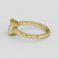 1.53 Ct. Bi Color / Parti Sapphire Ring, 18K Yellow Gold 4