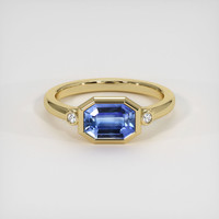1.15 Ct. Sapphire Ring, 18K Yellow Gold 1