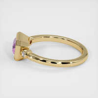 1.31 Ct. Sapphire Ring, 18K Yellow Gold 4