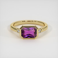 2.24 Ct. Sapphire Ring, 18K Yellow Gold 1