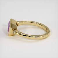 2.24 Ct. Purple Sapphire Ring, 18K Yellow Gold 4