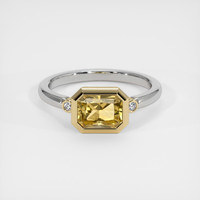 1.77 Ct. Gemstone Ring, 14K Yellow & White 1