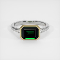 2.04 Ct. Gemstone Ring, 14K Yellow & White 1