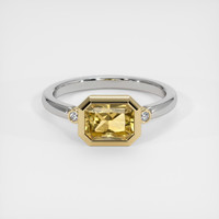 1.77 Ct. Gemstone Ring, 18K Yellow & White 1