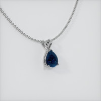 0.89 Ct. Sapphire Pendant, Platinum 950 2