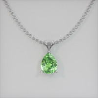 1.08 Ct. Gemstone Pendant, Platinum 950 1