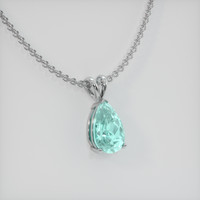 1.83 Ct. Gemstone Pendant, Platinum 950 2