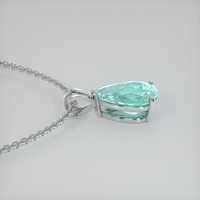 1.83 Ct. Gemstone Pendant, Platinum 950 3