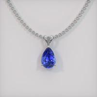 1.41 Ct. Sapphire Pendant, Platinum 950 1