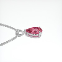 2.02 Ct. Padparadscha Sapphire Pendant, Platinum 950 3