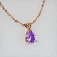 1.50 Ct. Gemstone Pendant, 14K Rose Gold 2