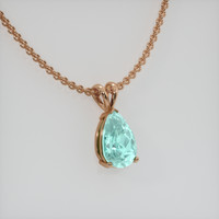 1.83 Ct. Gemstone Pendant, 14K Rose Gold 2