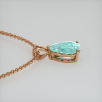 1.83 Ct. Gemstone Pendant, 14K Rose Gold 3