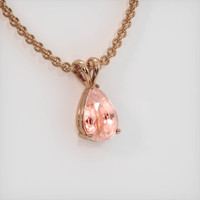 4.03 Ct. Padparadscha Sapphire Pendant, 14K Rose Gold 2