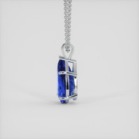 13.54 Ct. Blue Sapphire Pendant, 10K White Gold 3