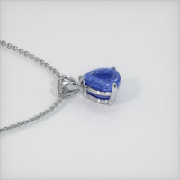1.43 Ct. Sapphire Pendant, 14K White Gold 3