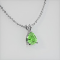 1.08 Ct. Gemstone Pendant, 14K White Gold 2