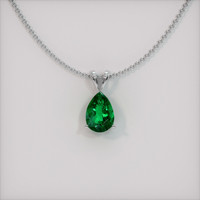 Emerald Pendant 1.84 Ct., 18K White Gold Preview